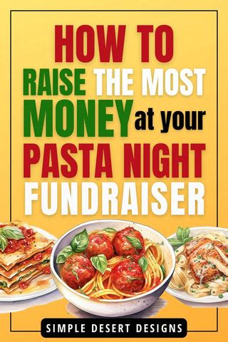 dinner fundraiser ideas|How to Host a Successful Fundraiser Pasta Night: Tips and Tricks.
